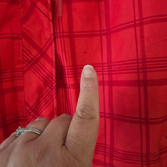 Columbia Whirlibird Interchange Jacket Red Plaid Size L Large - Picture 12 of 14